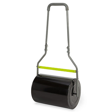Rouleau à gazon noir et vert Verve 30L en acier