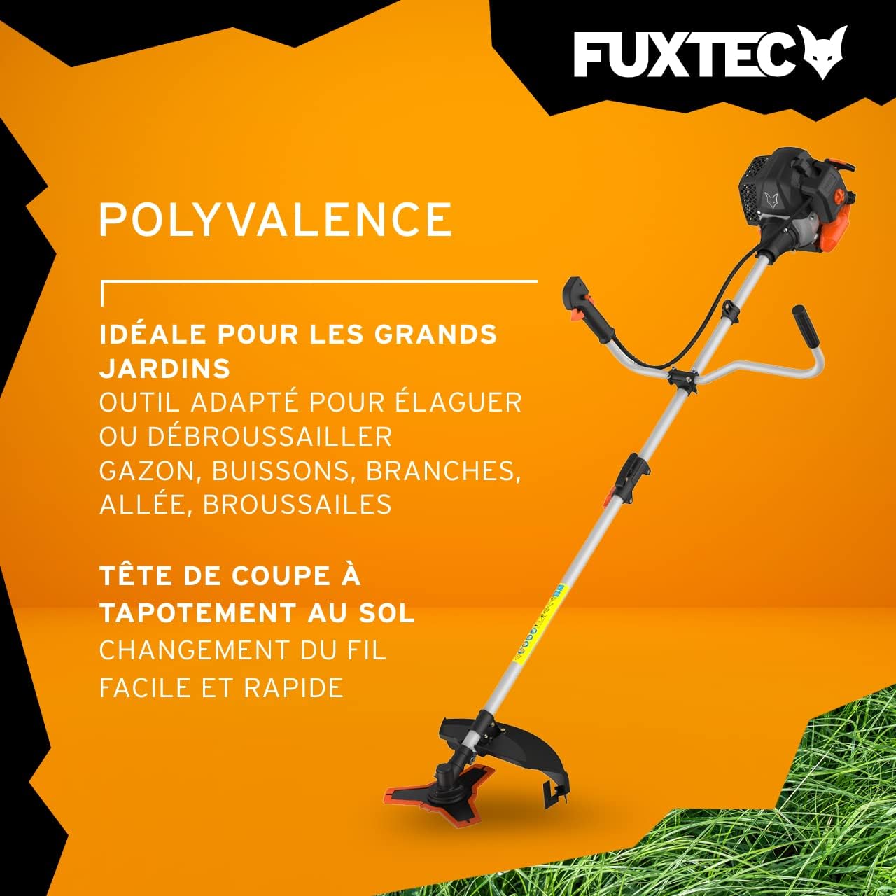 Fuxtec Débroussailleuse Thermique FX-MS152 Multitool 2 en 1