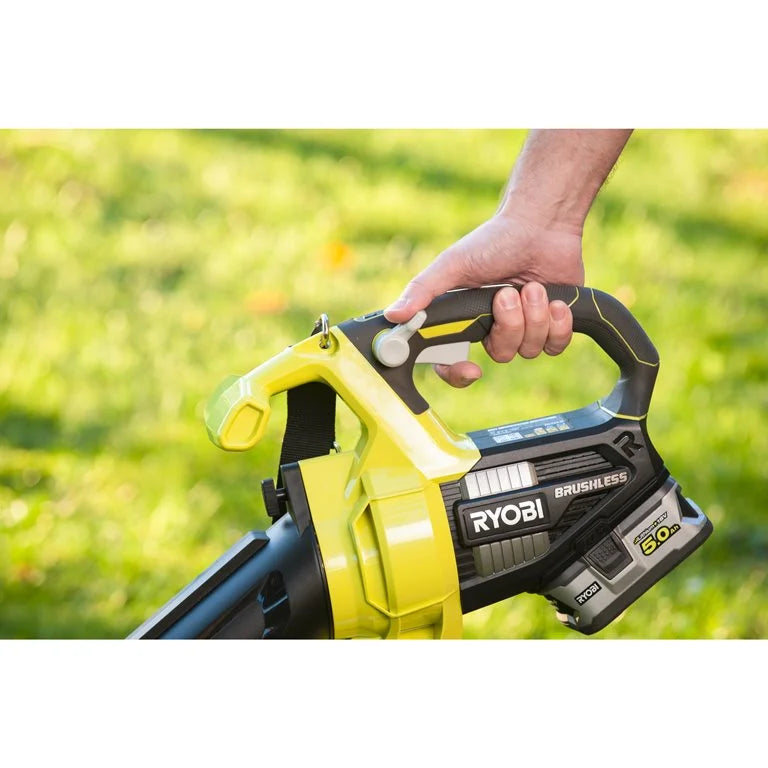 RYOBI Souffleur Aspiro-Broyeur OBV18 - 1 Batterie 2.0Ah - 1 Chargeur rapide