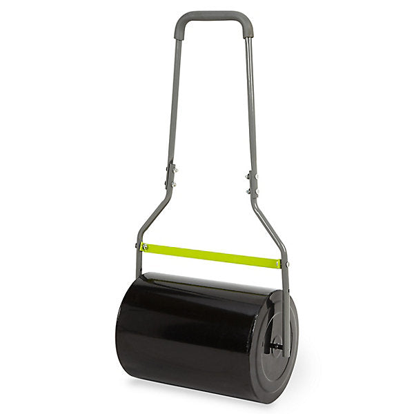 Rouleau à gazon noir et vert Verve 30L en acier