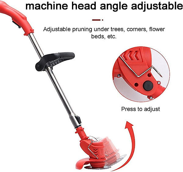 Tondeuse sans fil avec désherbeur d'angle, 2 batteries et chargeur inclus